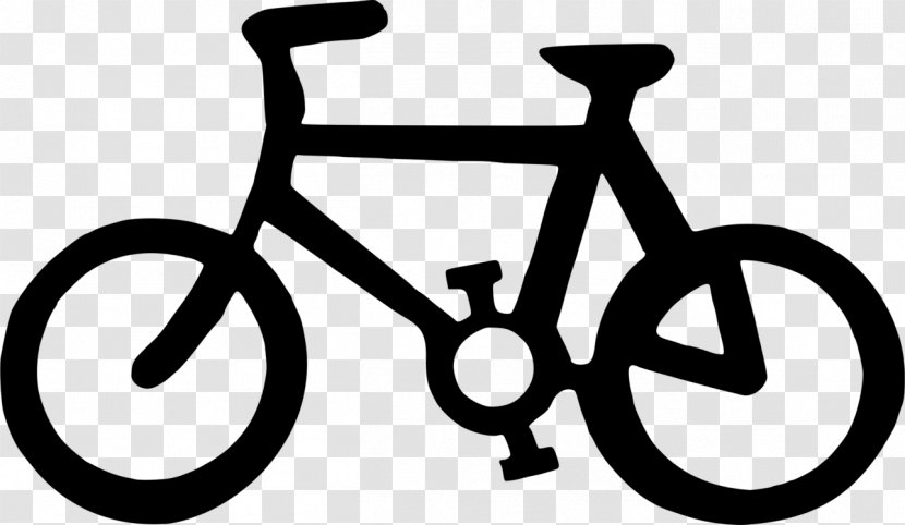 Bicycle Traffic Sign Road Cycling - Vehicle - Line Art Racing Transparent PNG