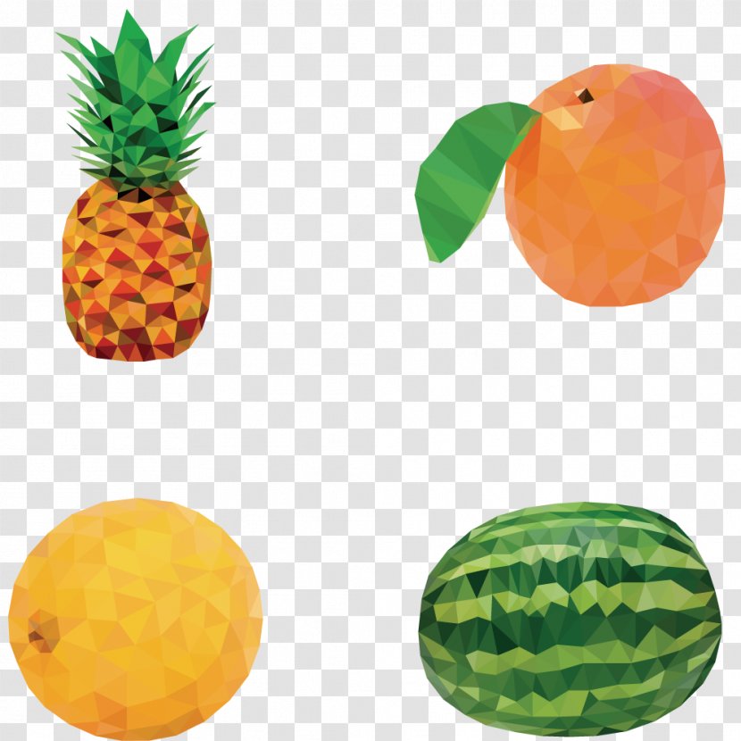 Pineapple Fruit - Ananas - Vector Fun Stone Transparent PNG