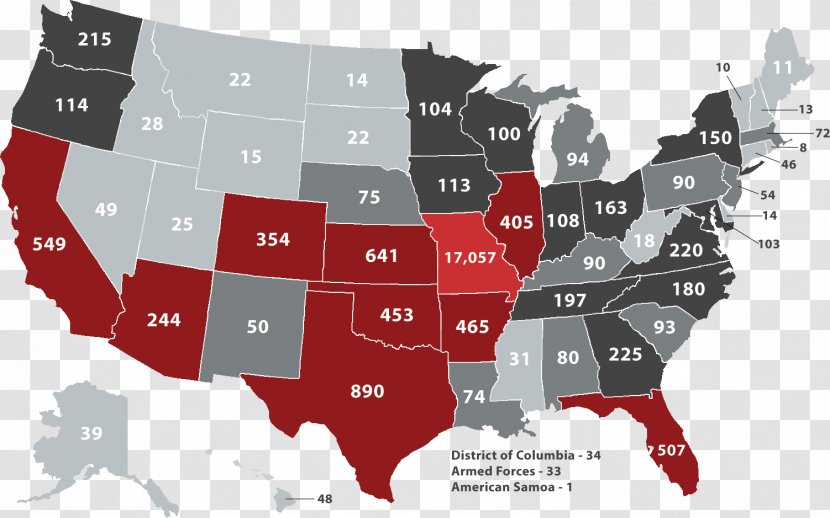 United States Heat Map Plot - R - And Your Mouth Will Spill Over Someone Else Transparent PNG