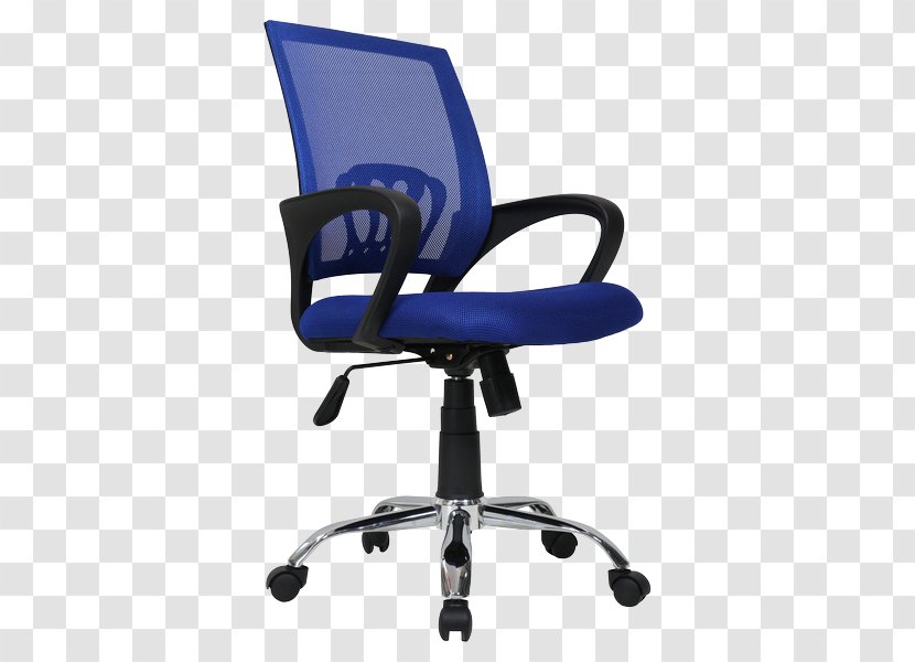 Table Chair Office Furniture Blue Transparent PNG