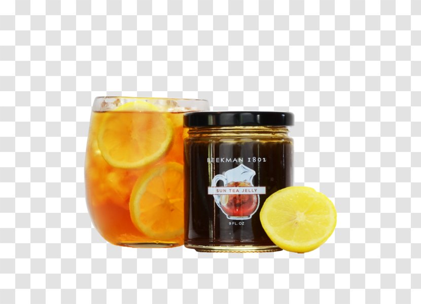 Beekman 1802 Orange Drink Tea Lemon Beverages - Fruit Preserve - Glass Transparent PNG