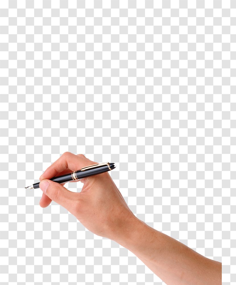 Paper Pen Hand Quill - Gestures Transparent PNG