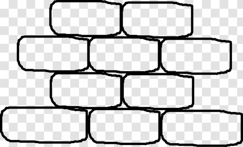 Brick Wall Building Clip Art - Silhouette Transparent PNG