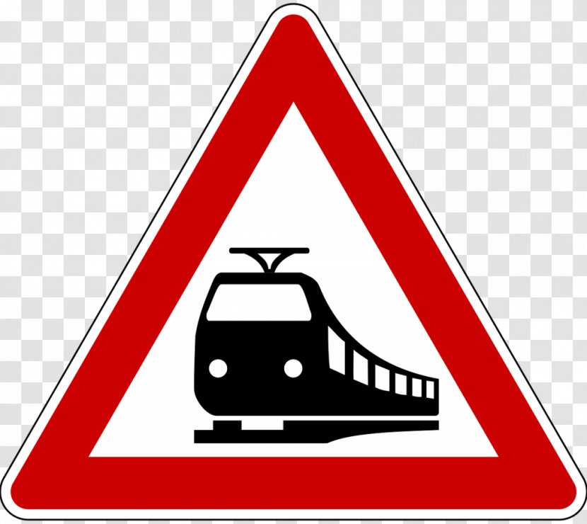 Train Traffic Sign Car Clip Art - Brand - Signs Transparent PNG
