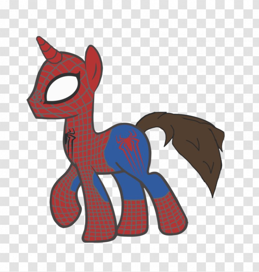 My Little Pony Spider-Man YouTube Horse - Amazing Spiderman - Drawing Unicorn Transparent PNG