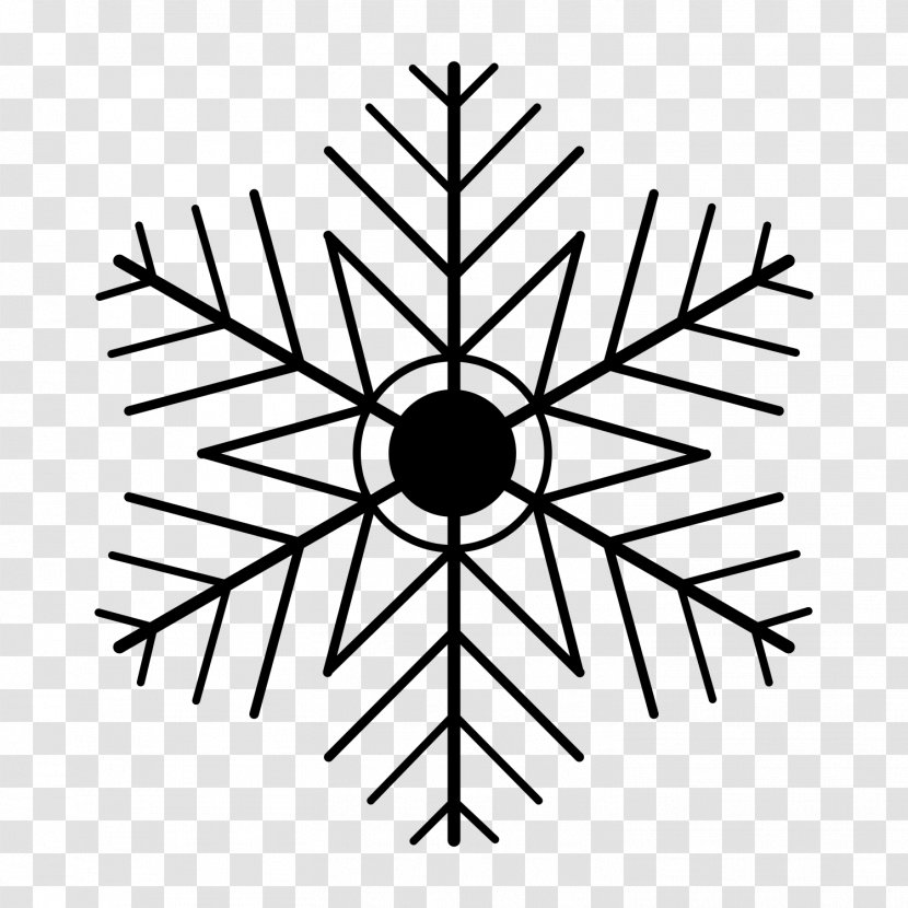 Snowflake Christmas Ornament Crystal Shape - Tree - Black Snow Transparent PNG