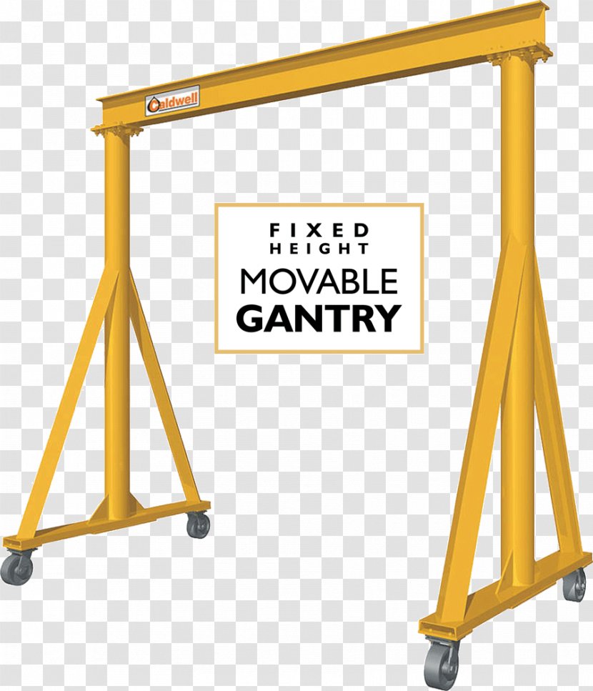 Gantry Crane Jib Steel Hoist - Mechanical Transparent PNG