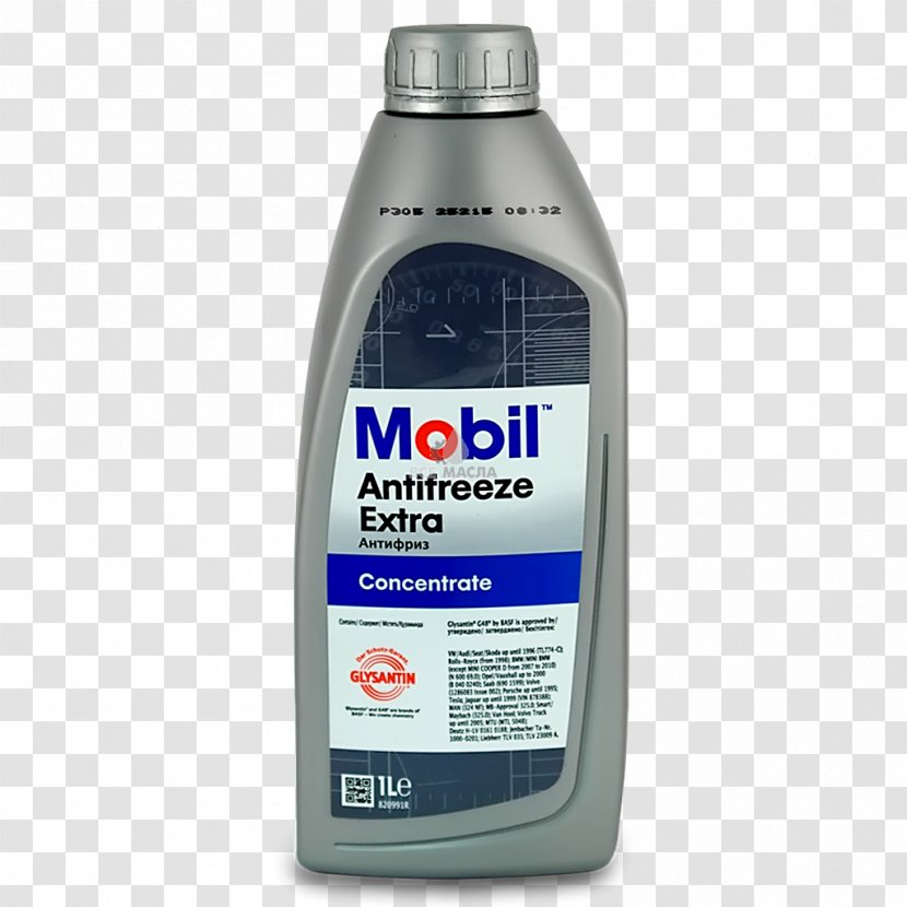 Antifreeze Motor Oil Охлаждающая жидкость ExxonMobil - Extra Transparent PNG