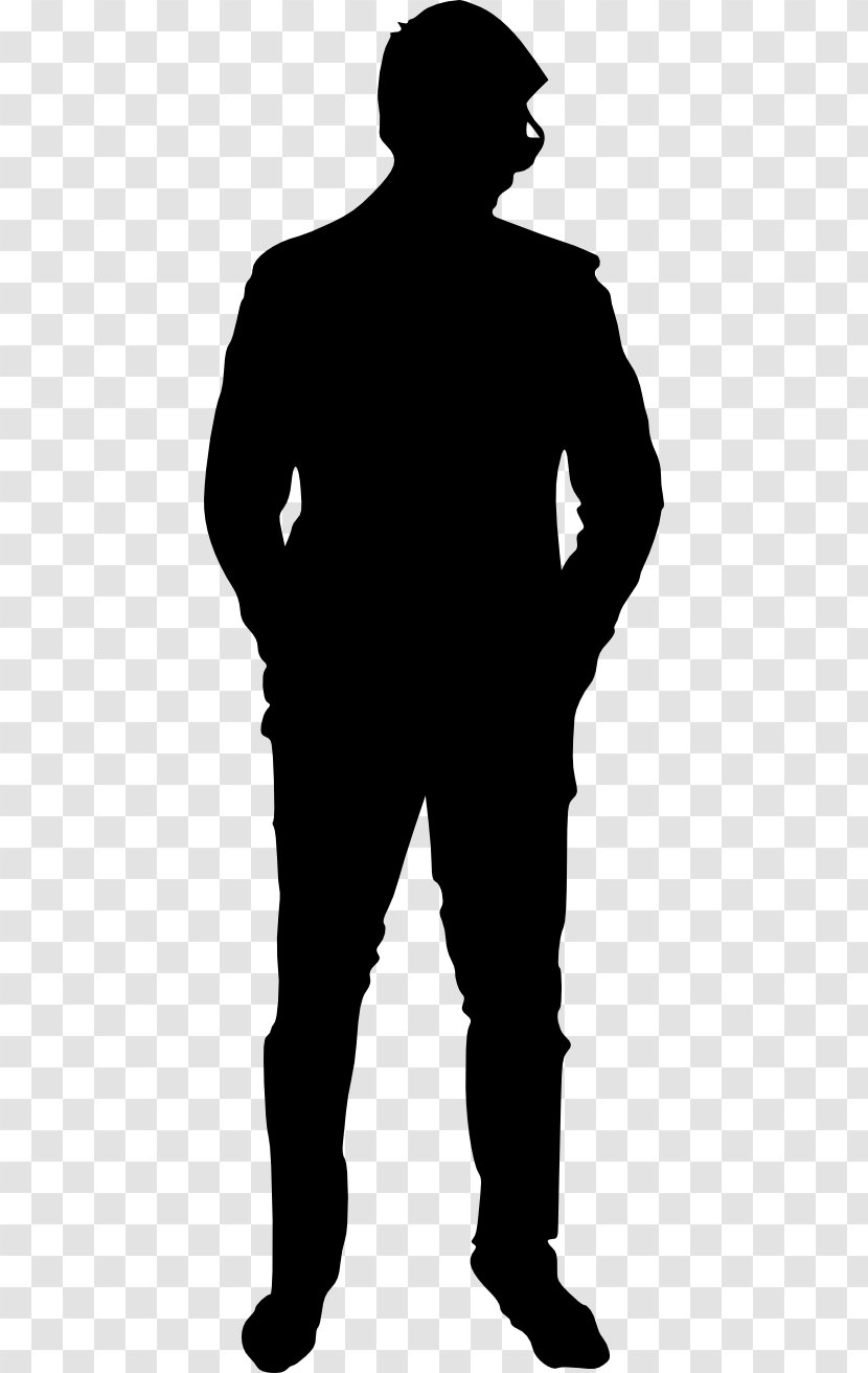 Silhouette Person Male - Character Transparent PNG