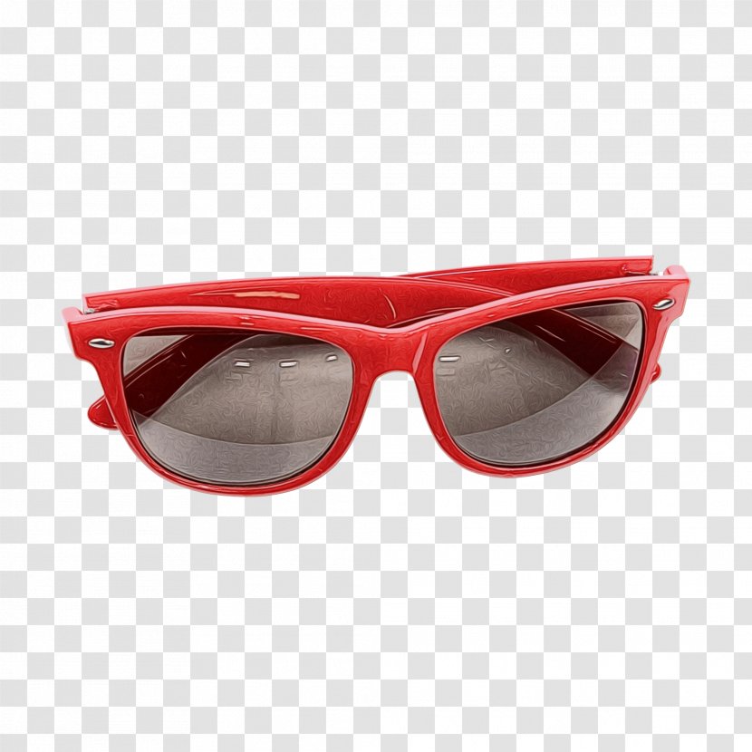 Cartoon Sunglasses - Transparent Material - Magenta Transparent PNG