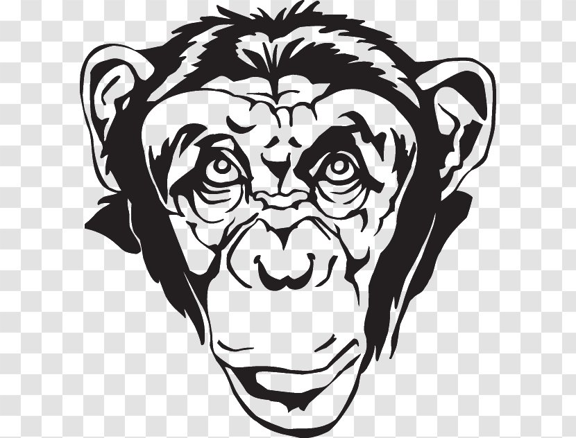 Chimpanzee Ape Monkey YouTube Clip Art - Watercolor Transparent PNG