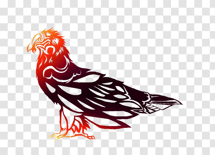 Rooster Bearded Vulture Bird Of Prey - Art Transparent PNG