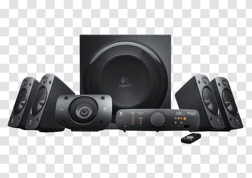 5.1 Surround Sound Logitech Z906 Loudspeaker Home Theater Systems - Technology - Computer Transparent PNG