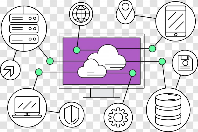 Cloud Computing Icon - Microsoft - Computer Files Transparent PNG