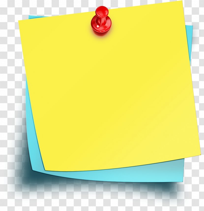 Drawing Pin - Postit Note - Art Paper Folder Transparent PNG