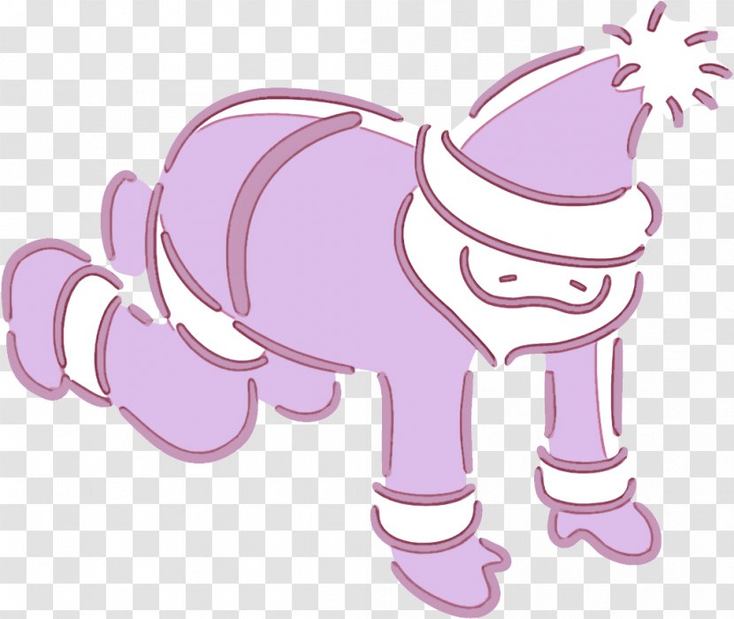 Cartoon Violet Drawing Transparent PNG