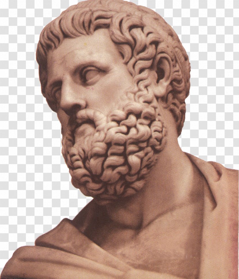 Sophocles Kokil' Bust Play Poet - Forehead - Greek Statue Transparent PNG