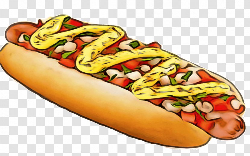 Junk Food Cartoon - Sausage - Kielbasa Ingredient Transparent PNG