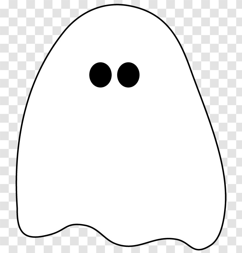 Nose Black And White Clip Art - Halloween Pictures Of Ghosts Transparent PNG