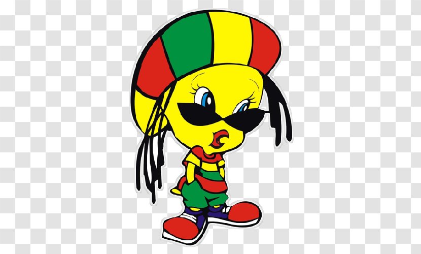 Tweety Rastafari Reggae Looney Tunes Cartoon - Tree Transparent PNG