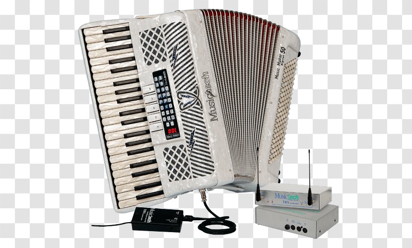 Diatonic Button Accordion Electronic Musical Instruments Free Reed Aerophone - Silhouette Transparent PNG