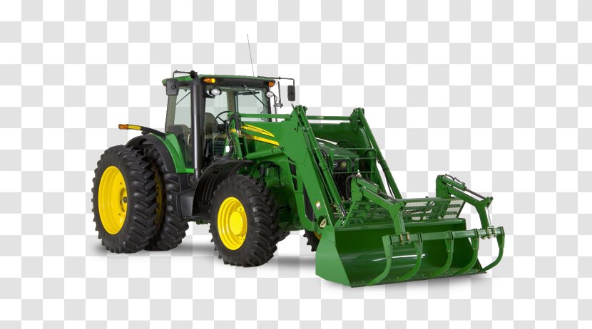 John Deere Caterpillar Inc. Tractor Loader Agriculture - Twowheel Transparent PNG