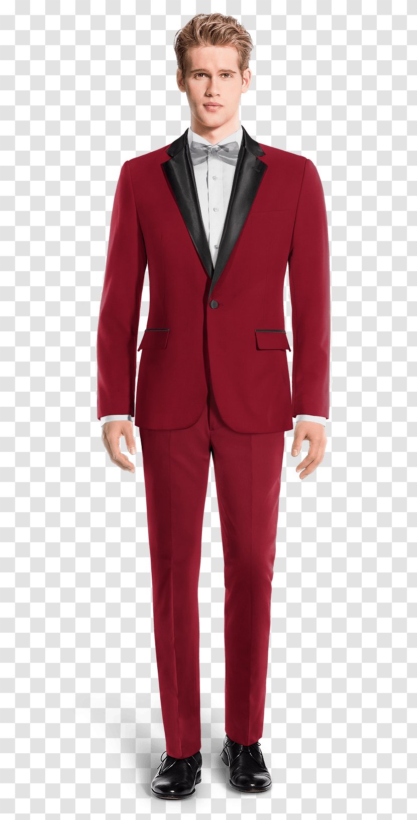 Tuxedo Double-breasted Suit Pants Wool Transparent PNG