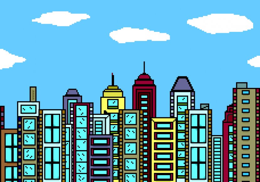 Cities: Skylines New York City Clip Art - Cities - Buildings Clipart Transparent PNG