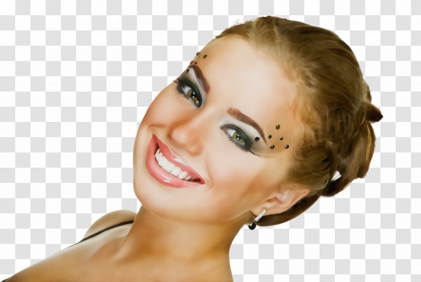 Face Hair Skin Eyebrow Chin - Cheek - Hairstyle Facial Expression Transparent PNG