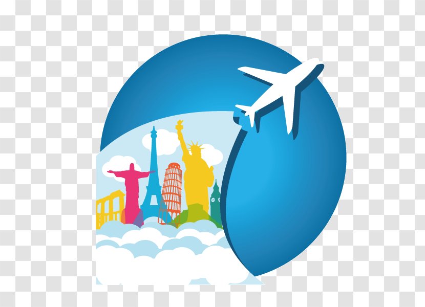 Statue Of Liberty Air Travel Airplane - Ppt - Travel,Flat,aircraft,World Travel,Vector Transparent PNG