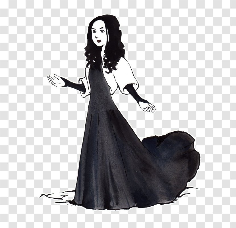 Gown White Fashion - Flower - Pirate Fairy Transparent PNG