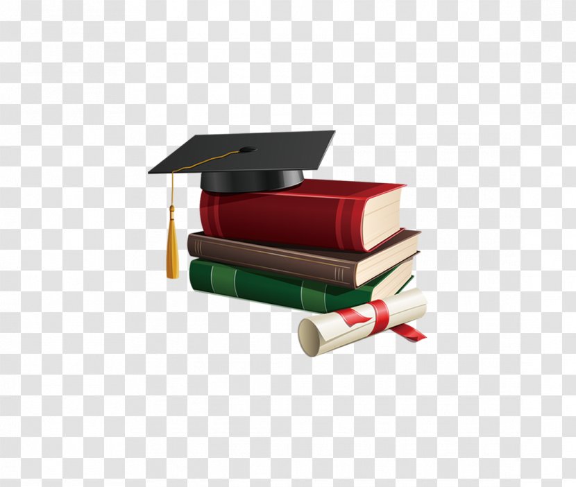 Square Academic Cap Graduation Ceremony Clip Art - Hat - Dr. Books Transparent PNG