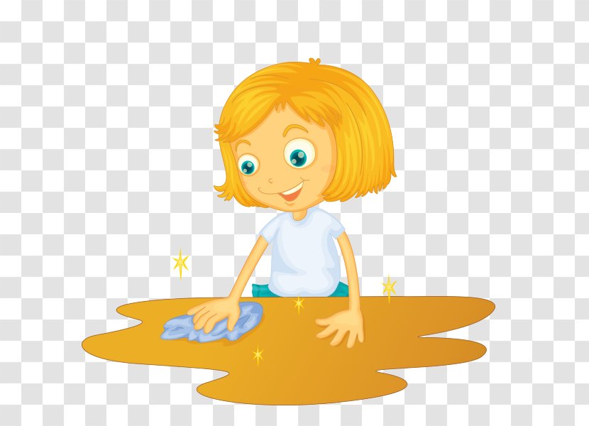 Table Cleaning Cartoon Clip Art - Flower Transparent PNG