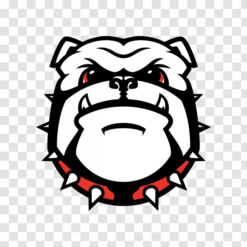 University Of Georgia Bulldogs Football Men's Basketball Women's - Artwork - Bulldog Transparent PNG