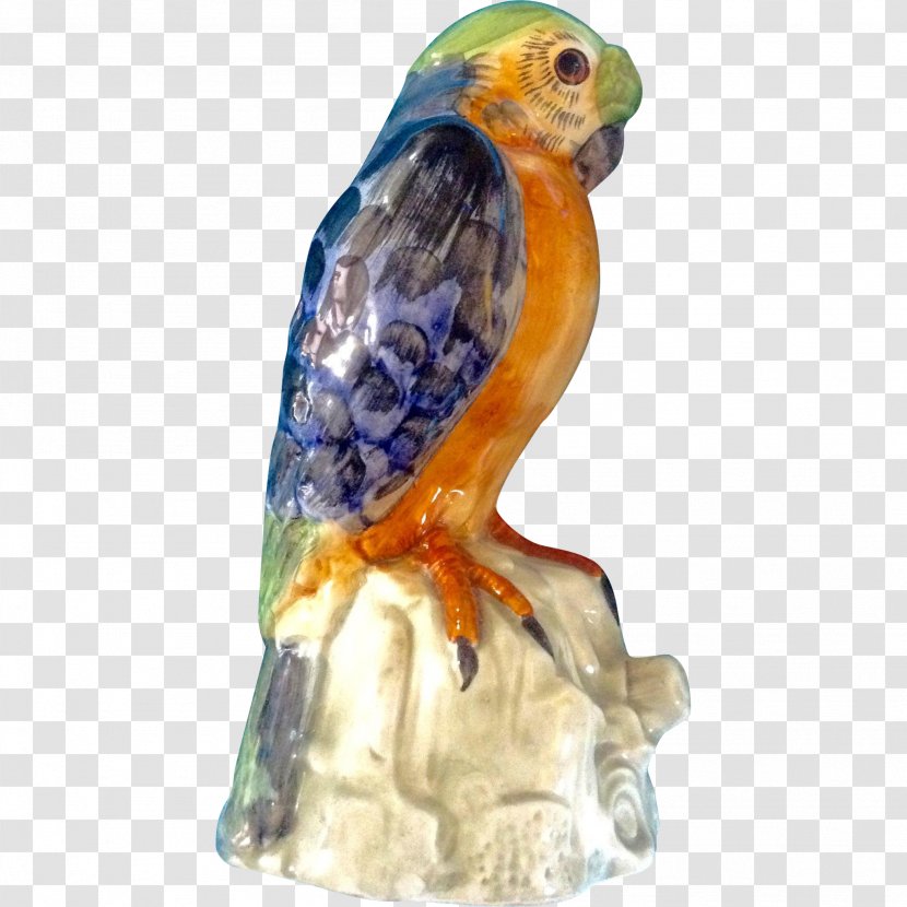 Parrot Bird Figurine Ceramic Porcelain - Sculpture Transparent PNG