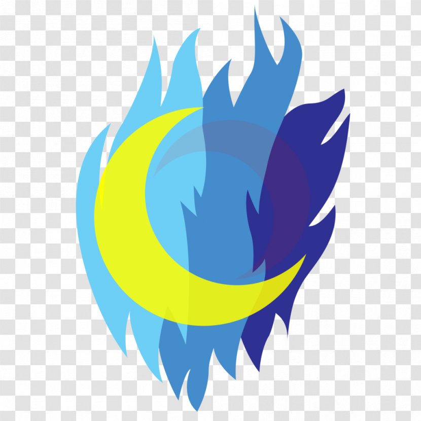 Princess Luna Pony Cutie Mark Crusaders Moon Fire - Color - Cresent Transparent PNG