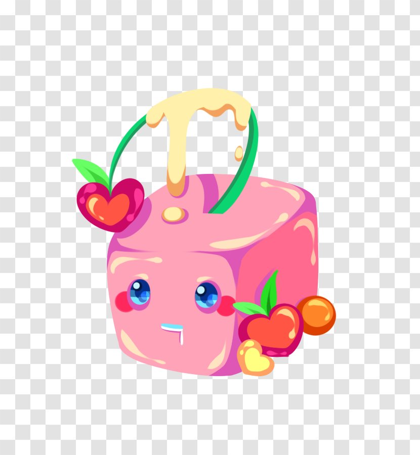 Pink M RTV Toy Infant Clip Art - Cherry Jam Transparent PNG