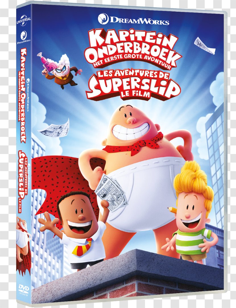 Blu-ray Disc Ultra HD Captain Underpants DVD Amazon.com - Dav Pilkey - Dvd Transparent PNG