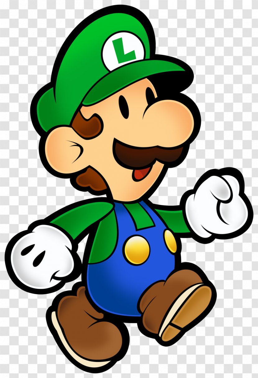 Mario & Luigi: Superstar Saga Super Bros. Paper - Bros - Luigi Transparent PNG