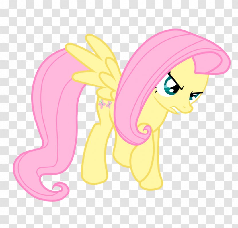 Fluttershy Pony Applejack Anger Annoyance - Cartoon - Angry Human Transparent PNG