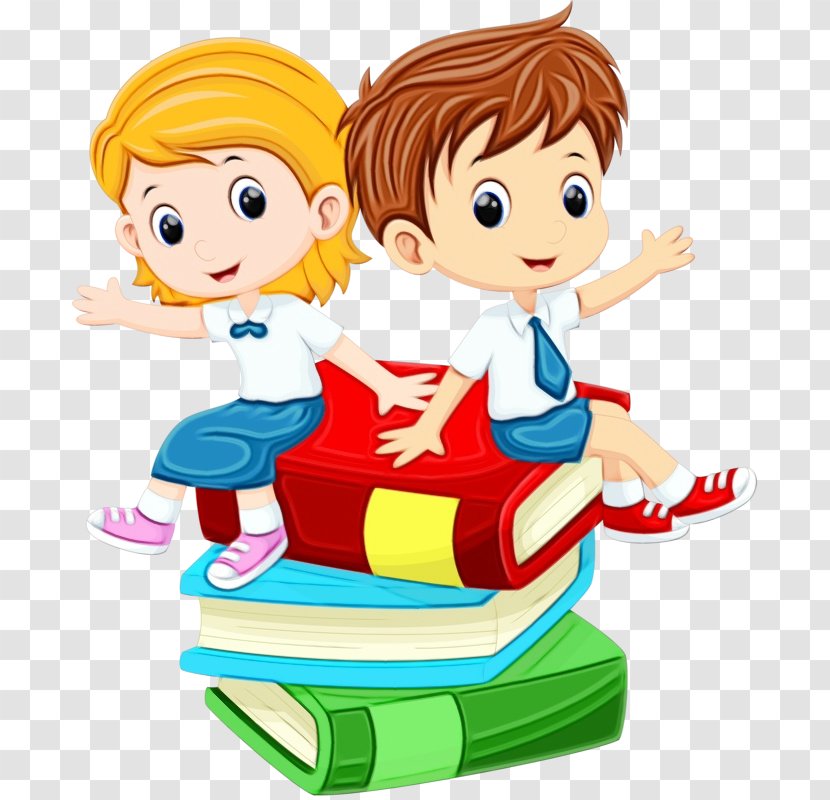 Reading Cartoon - Art - Games Happy Transparent PNG