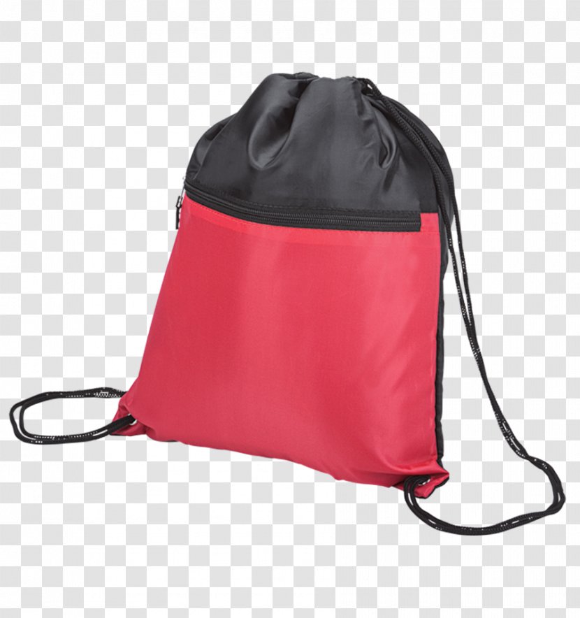 Handbag Drawstring Zipper Pocket - Backpack Transparent PNG