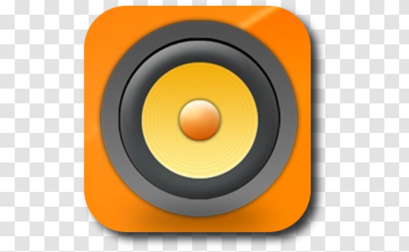 Sound Circle Font - Orange Transparent PNG