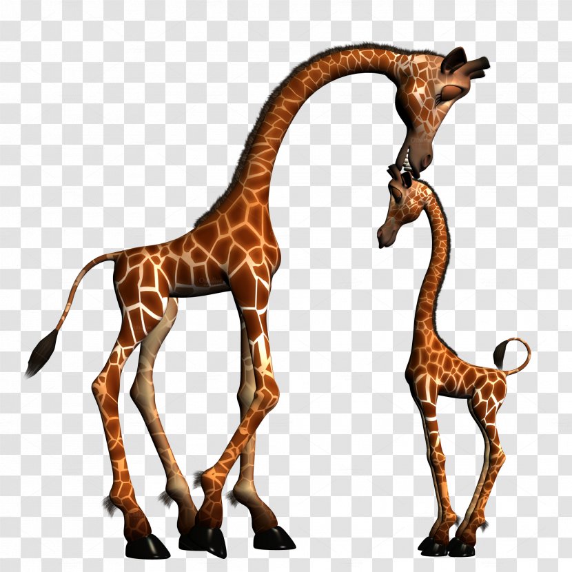 Giraffe Animal Silhouettes Infant Clip Art Transparent PNG