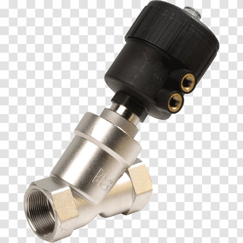 Pneumatics Angle Seat Piston Valve Gas Liquid - Pressure-balanced Transparent PNG