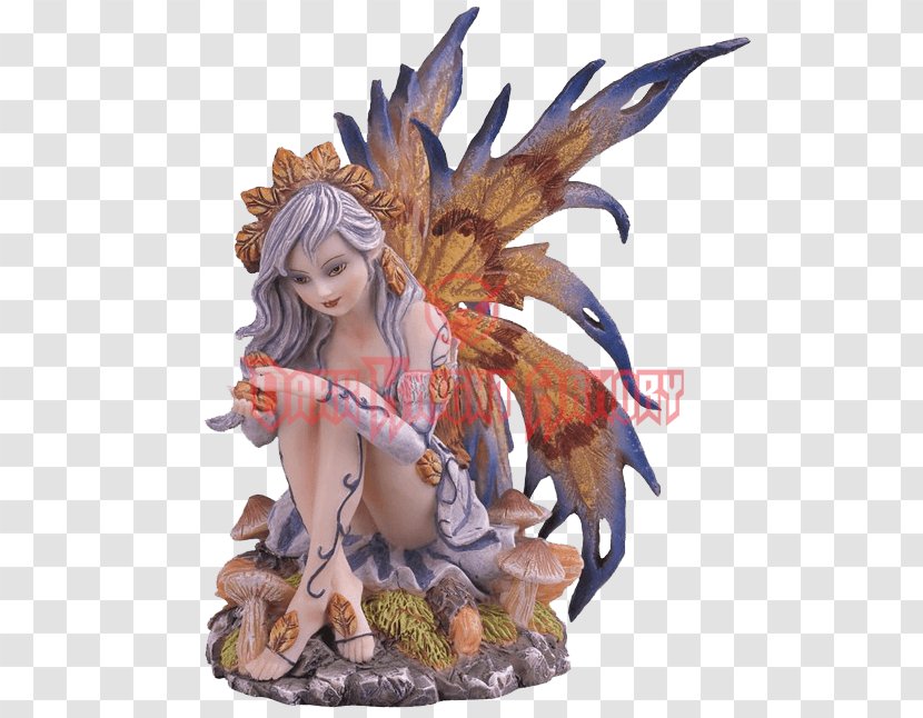 The Fairy With Turquoise Hair Flower Fairies Figurine Statue - Mythical Creature Transparent PNG