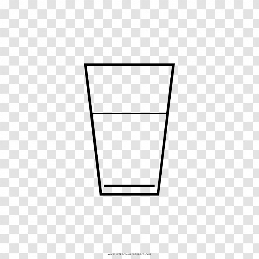 Coloring Book Drawing Glass Cup - Structure Transparent PNG
