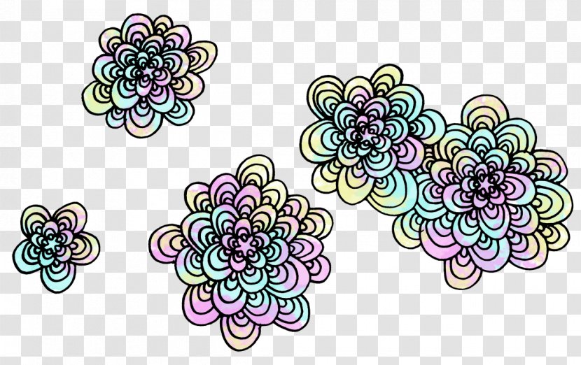 Flower Art Floral Design Drawing Pattern - Doodle - FLOWER PATTERN Transparent PNG