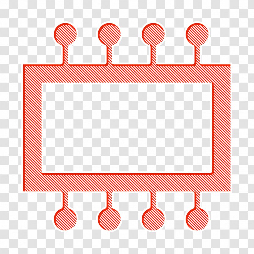 Chip Icon Computer Cpu - Proceesor - Rectangle Transparent PNG