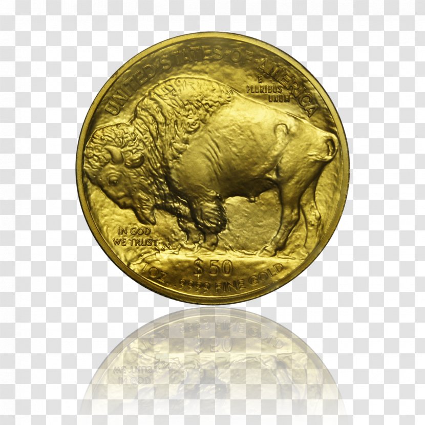 Gold Coin American Buffalo Nickel - Currency - Lakshmi Transparent PNG